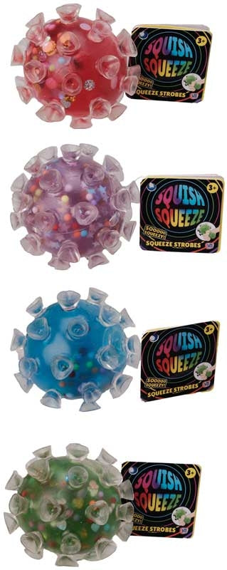 Jokes & Gags Squeeze Strobe Ball