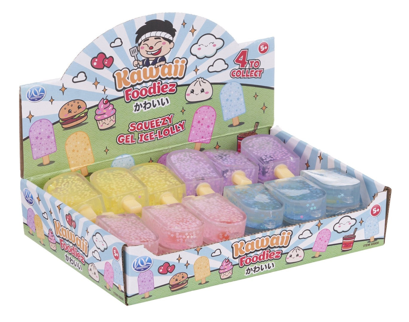 Kawaii Squeezy ice lolly
