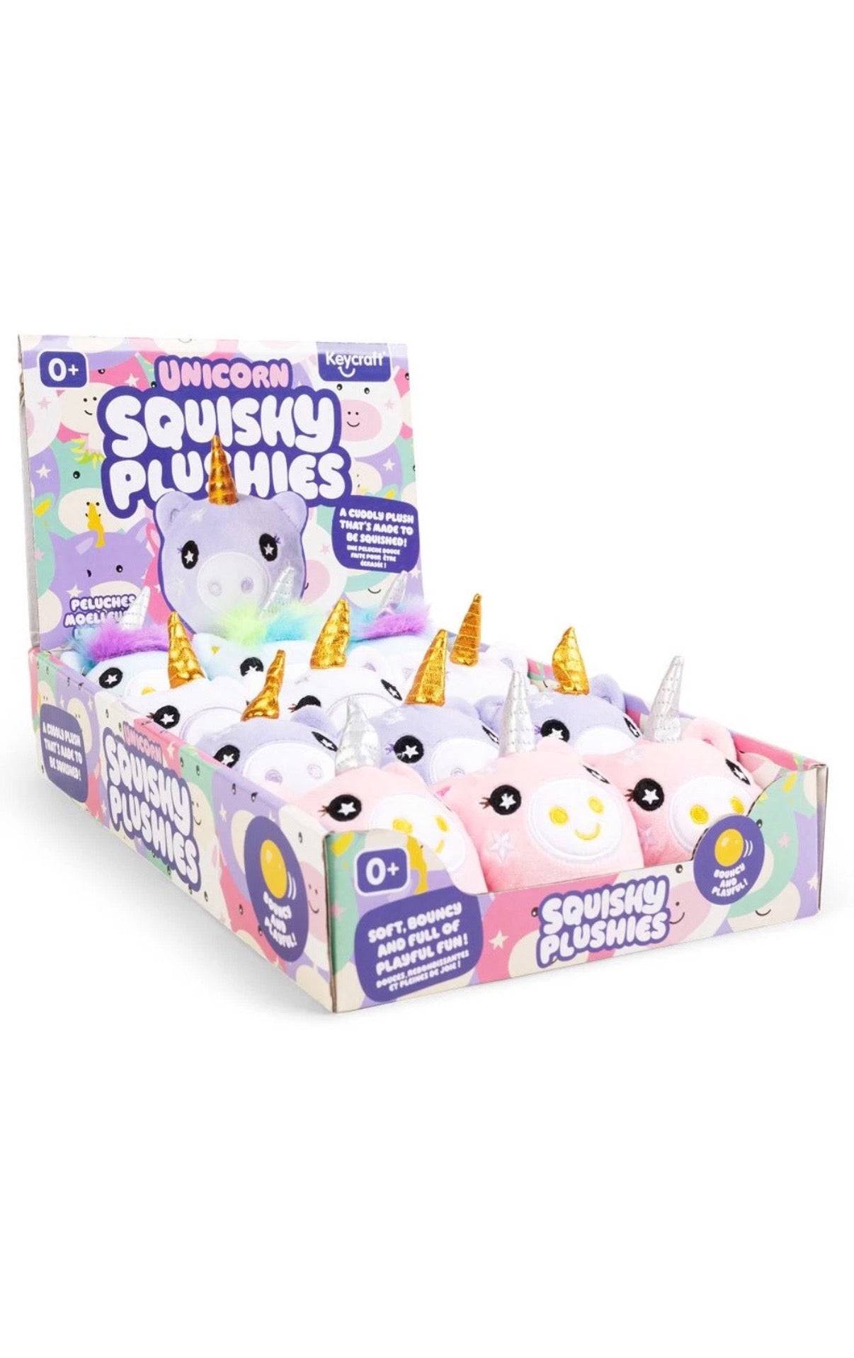 Unicorn sensory squishy plushies