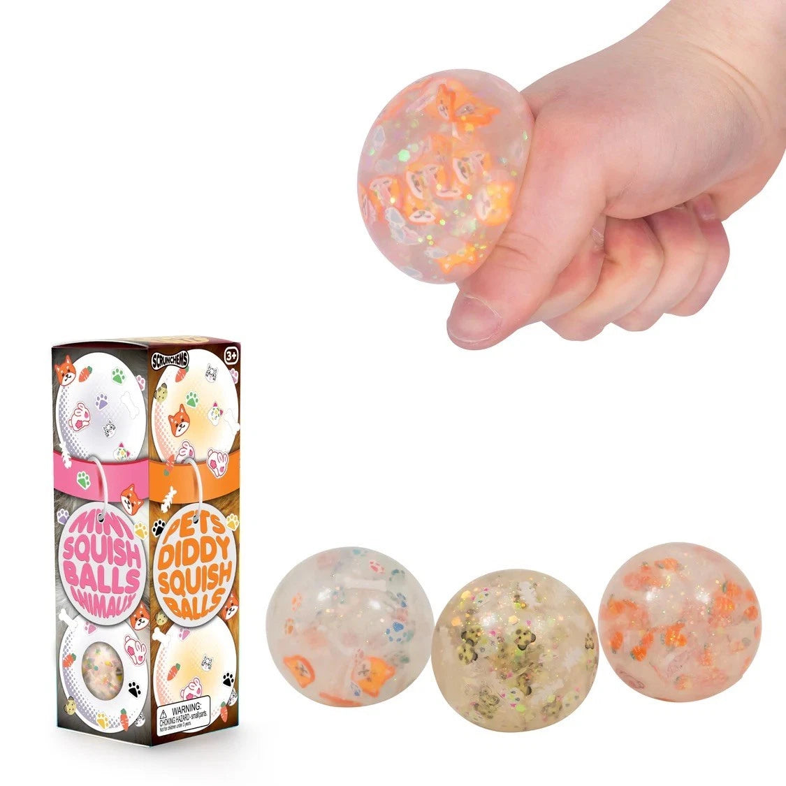 Scrunchems Pets diddy squish balls