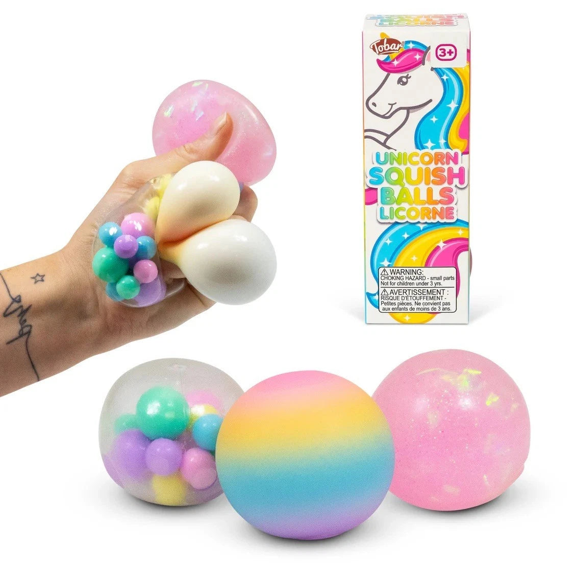 Scrunchems Unicorn 3pk Diddy squish balls