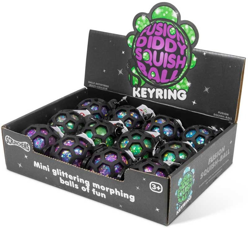Scrunchems Fusion squish ball keychain