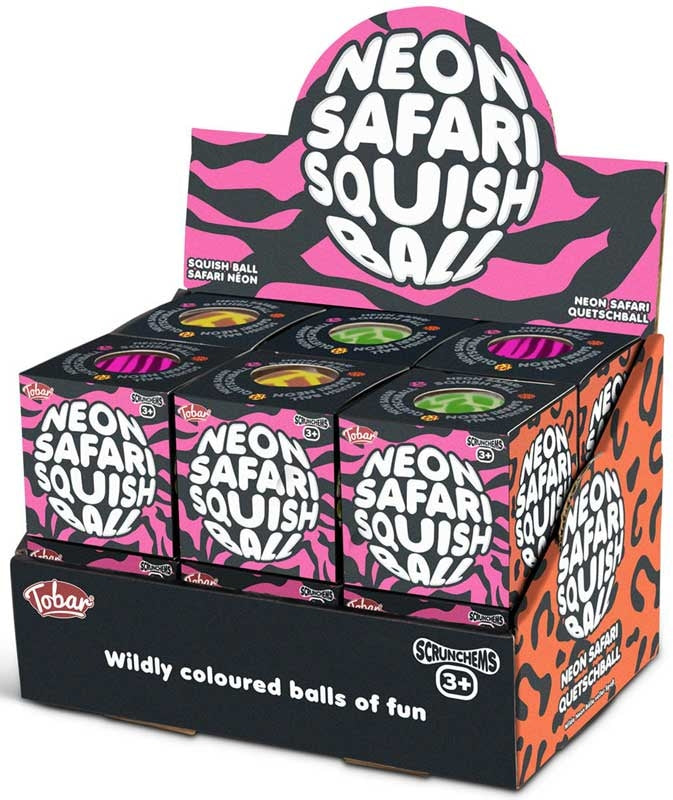 Scrunchems Neon safari squish balls