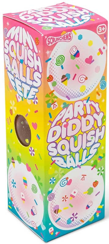 Scrunchems Party diddy squish balls