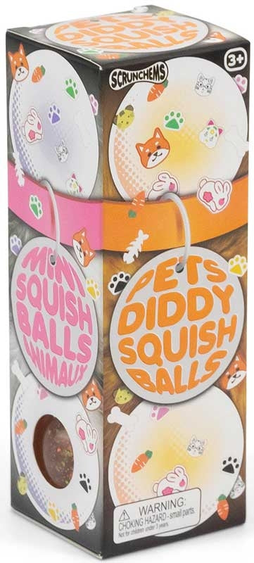 Scrunchems Pets diddy squish balls
