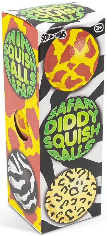 Scrunchems Safari diddy squish balls